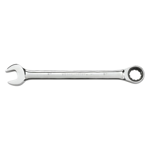 GearWrench® - 2" 12-Point Straight Head Jumbo 72-Teeth Ratcheting Combination Wrench