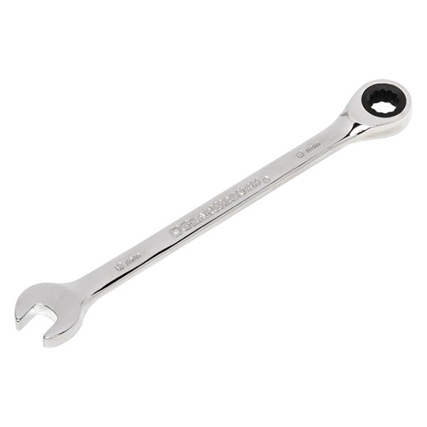 GearWrench® - 8 mm 12-Point Straight Head 72-Teeth Ratcheting Combination Wrench