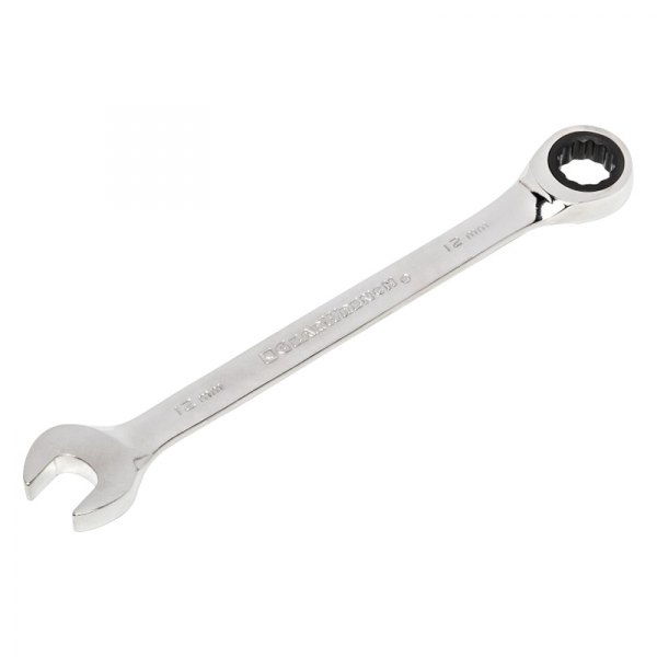 GearWrench® - 12 mm 12-Point Straight Head 72-Teeth Ratcheting Combination Wrench