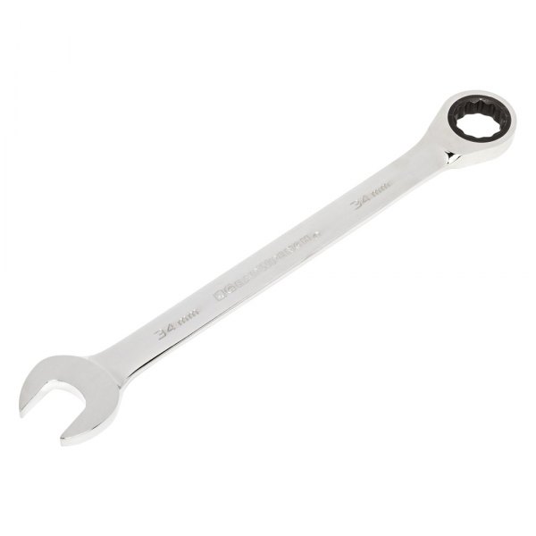 GearWrench® - 34 mm 12-Point Straight Head 72-Teeth Ratcheting Combination Wrench