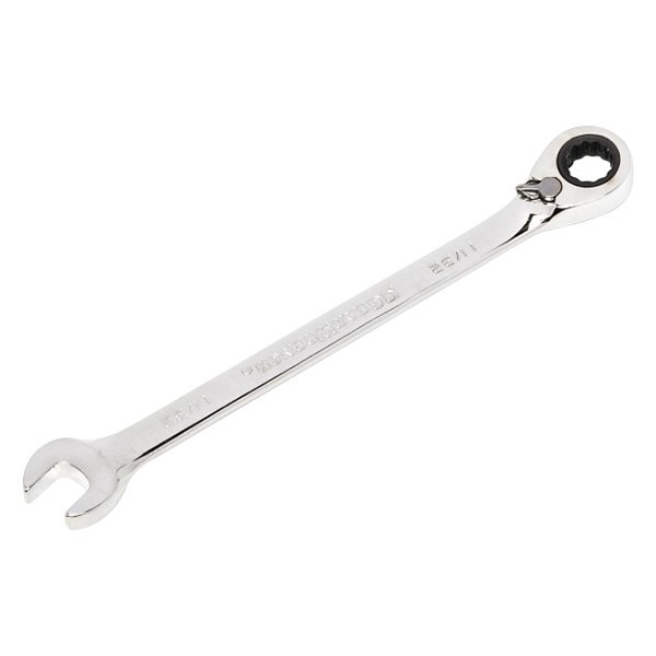 GearWrench® - 11/32" 12-Point Angled Head Reversible 72-Teeth Ratcheting Combination Wrench