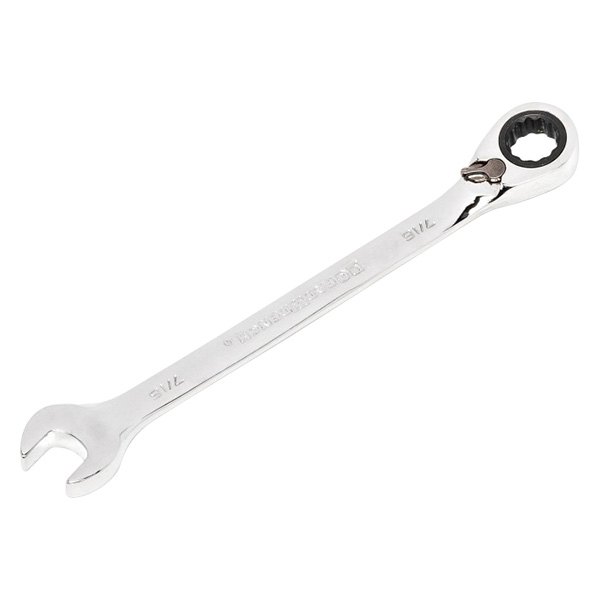 GearWrench® - 7/16" 12-Point Angled Head Reversible 72-Teeth Ratcheting Combination Wrench