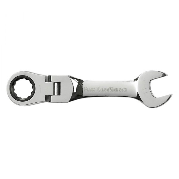GearWrench® - 11 mm 12-Point Stubby Flexible Head 72-Teeth Ratcheting Stubby Combination Wrench