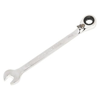 GearWrench® - Metric 12-Point Angled Head Reversible 72-Teeth Ratcheting Combination Wrench