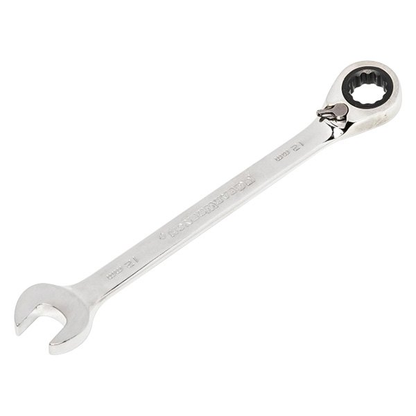 GearWrench® - 12 mm 12-Point Angled Head Reversible 72-Teeth Ratcheting Combination Wrench