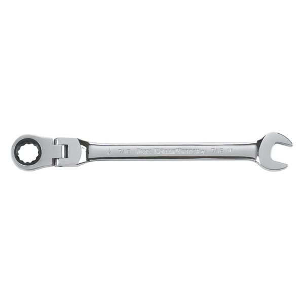 GearWrench® - 7/16" 12-Point Flexible Head 72-Teeth Ratcheting Combination Wrench