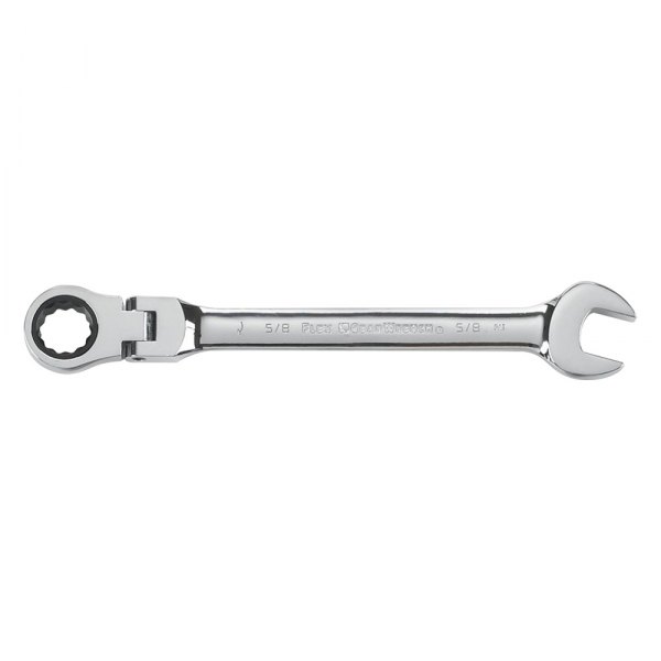 GearWrench® - 5/8" 12-Point Flexible Head 72-Teeth Ratcheting Combination Wrench