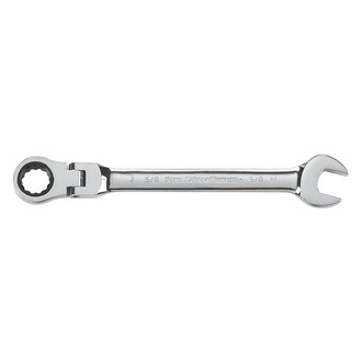 GearWrench® - 5/8" 12-Point Flexible Head 72-Teeth Ratcheting Combination Wrench