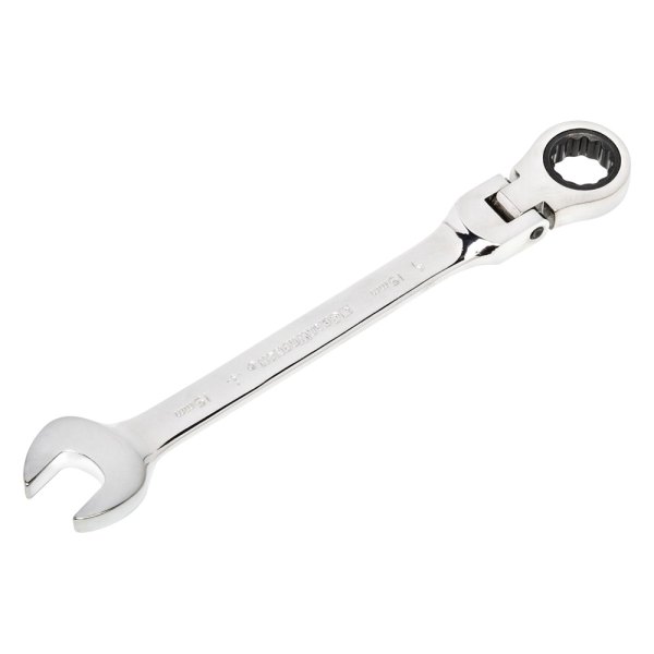 GearWrench® - 15 mm 12-Point Flexible Head 72-Teeth Ratcheting Combination Wrench