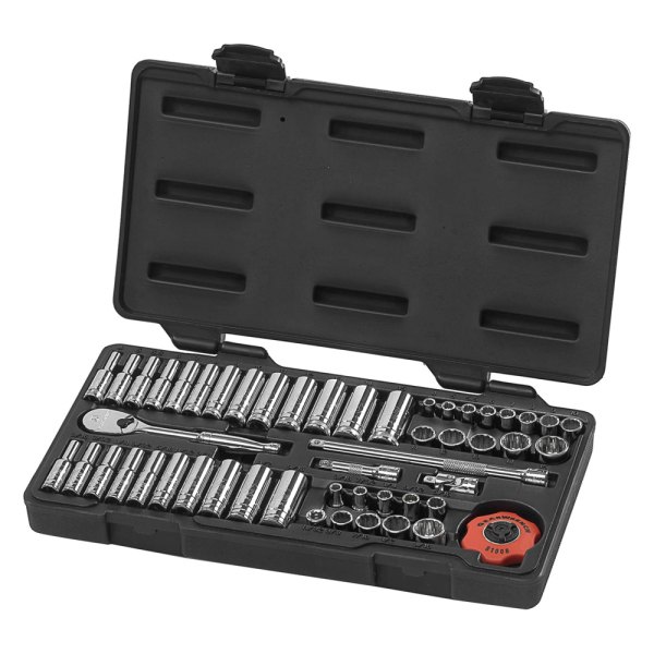GearWrench® - 1/4" Drive 12-Point Ratchet and Socket Set, 51 Pieces