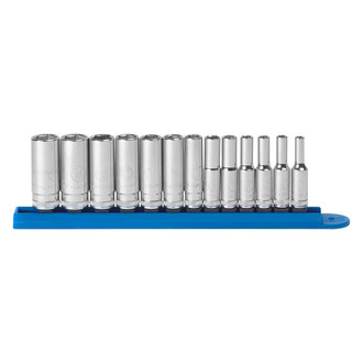 GearWrench® - 1/4" Drive 6-Point Metric Deep Socket Set 13 Pieces