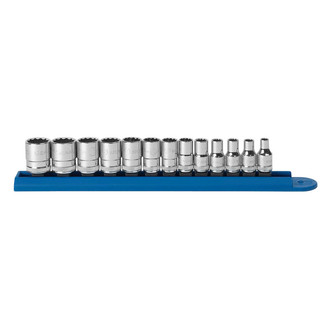 GearWrench® - 1/4" Drive 12-Point Metric Standard Socket Set 13 Pieces