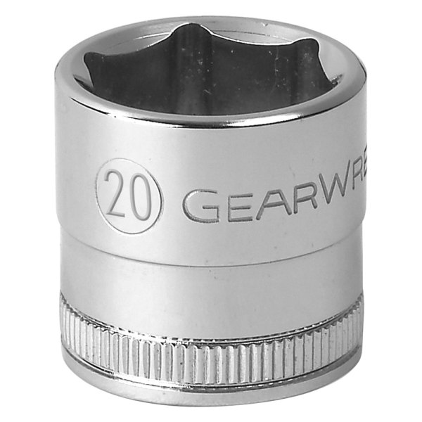 GearWrench® - 3/8" Drive 20 mm 6-Point Metric Standard Socket