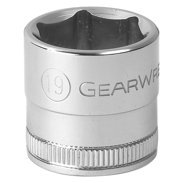 GearWrench® - 3/8" Drive 19 mm 6-Point Metric Standard Socket