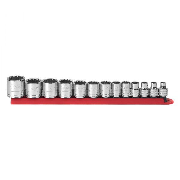 GearWrench® - 3/8" Drive 12-Point SAE Standard Socket Set 13 Pieces