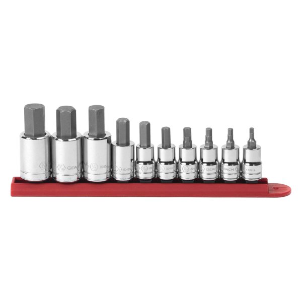 GearWrench® - Mixed Drive Size SAE Hex Bit Socket Set 10 Pieces