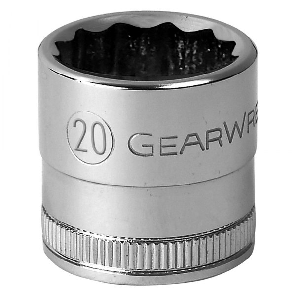 GearWrench® - 1/2" Drive 20 mm 6-Point Metric Standard Socket