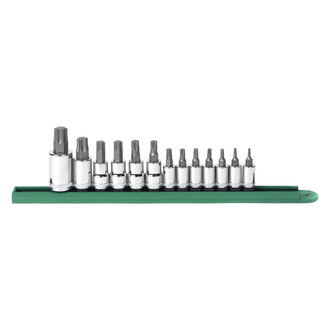 GearWrench® - Mixed Drive Size Torx Bit Socket Set 13 Pieces