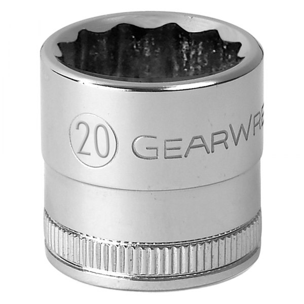 GearWrench® - 1/2" Drive 20 mm 12-Point Metric Standard Socket