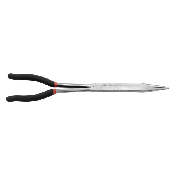 GearWrench® - Double X™ 13-15/32" Double Joint Straight Jaws Dipped Handle Needle Nose Pliers
