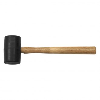 Camping 16 OZ Rubber Hammer Mallet Shaft Handle Hardened Wooden Hammer