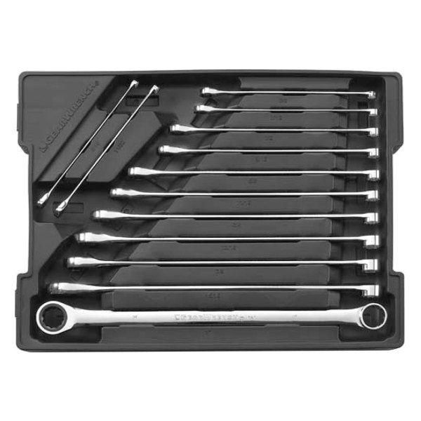 GearWrench® 85999 GearBox™ 13Piece SAE 12Point XL Ratcheting Double End Box Wrench Set