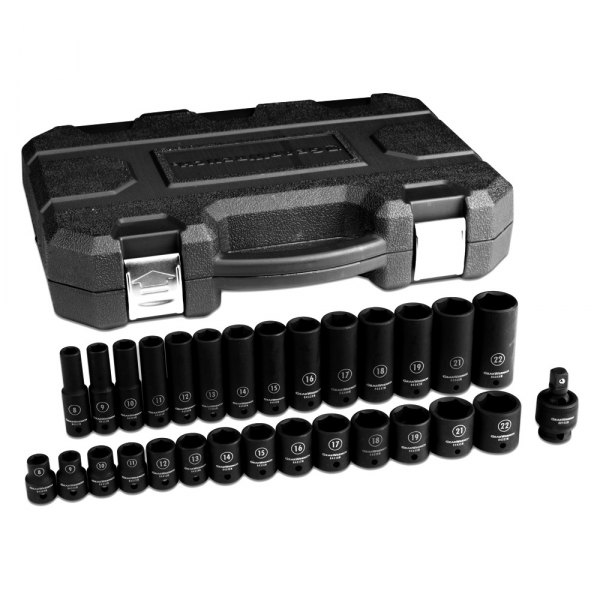 GearWrench® - (29 Pieces) 3/8" Drive Metric 6-Point Impact Socket Set