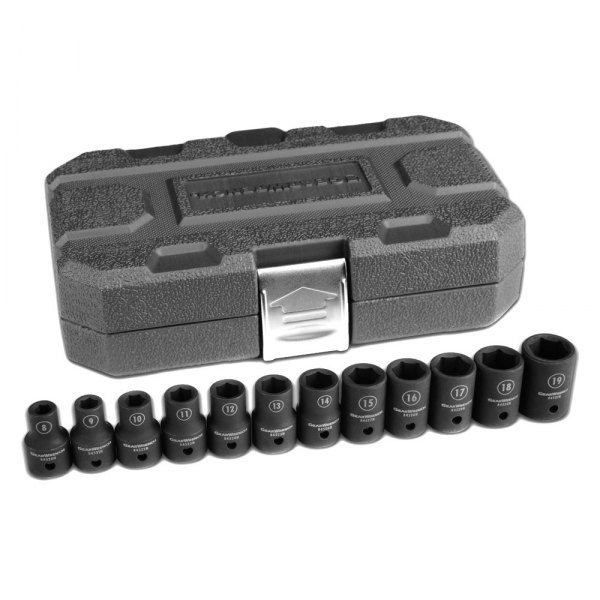 GearWrench® - (12 Pieces) 1/2" Drive Metric 6-Point Impact Socket Set
