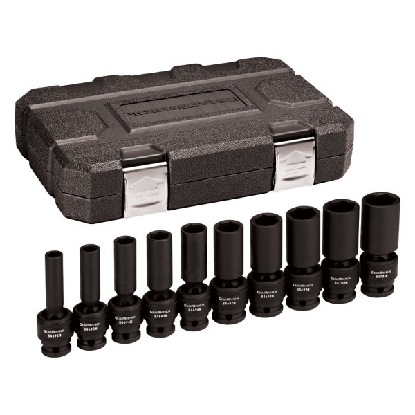 GearWrench® - (10 Pieces) 1/2" Drive SAE 6-Point Impact U-Joint Set