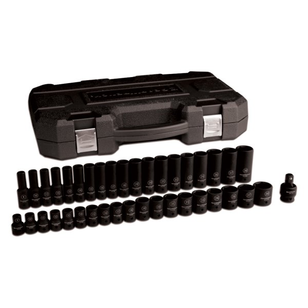 GearWrench® - (39 Pieces) 1/2" Drive Metric 6-Point Impact Socket Set