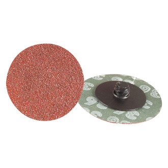 Gemtex® 21230305 - 3" 36 Grit Aluminum Oxide Quick-Change Mini Resin Fibre Disc (25 Pieces)