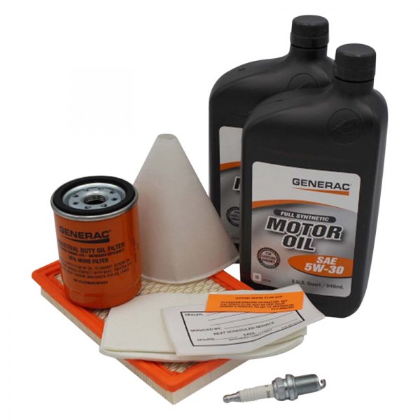 Generac® - Maintenance Kit for 8 kW2013 Evolution Standbys with 5W-30 Synthetic Oil