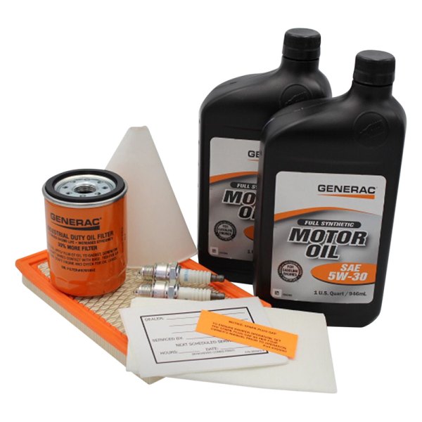 Generac® - Maintenance Kit for 11 kW 2013 Evolution Standbys with 5W-30 Synthetic Oil