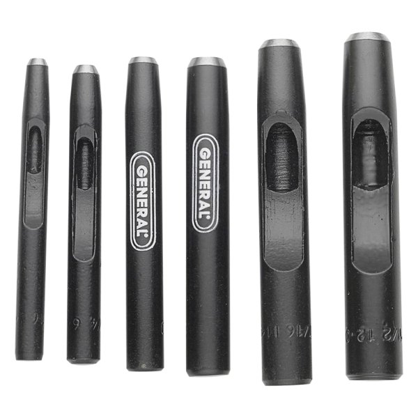 General Tools® - 6-piece 3/16" to 1/2" Drive Punch Set