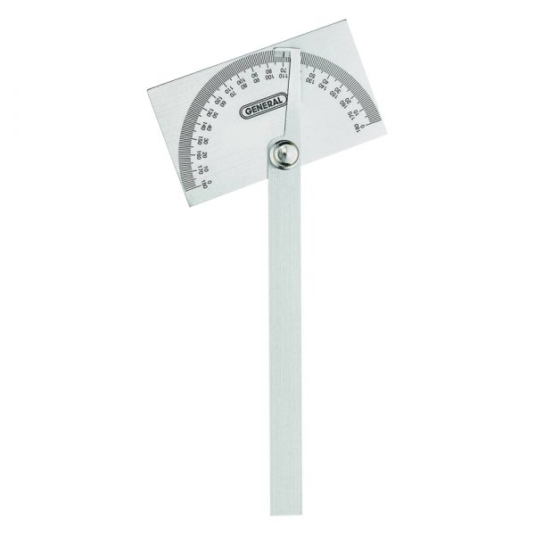 General Tools® - Angle-izer™ 0° to 180° Stainless Steel Dial Gauge Protractor