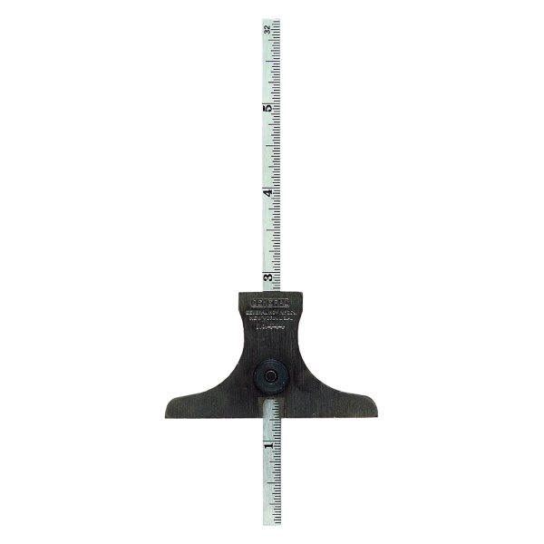 General Tools® - 6" SAE and Metric Depth and Angle Gauge