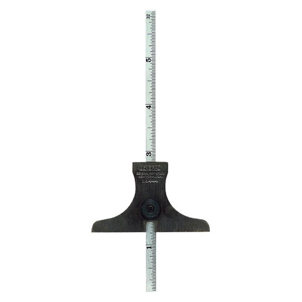 General Tools® - 6" SAE and Metric Depth and Angle Gauge