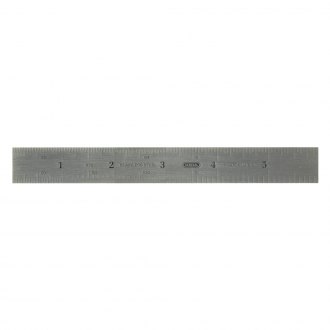 General Tools® 678MED - 6 SAE Industrial Precision Rigid Steel Ruler