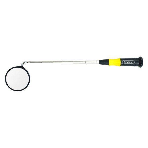 General Tools® - 29" 3x Glass Round Magnifying Telescoping Inspection Mirror