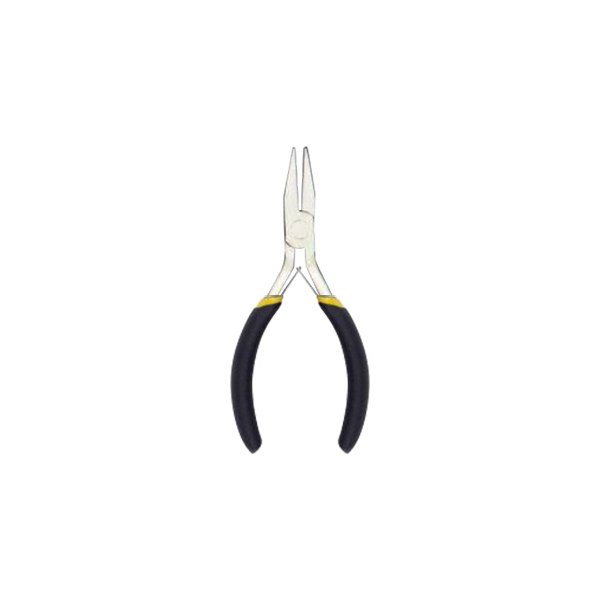 General Tools® - 4-7/8" Box Joint Straight Jaws Dipped Handle Spring Loaded Mini Needle Nose Pliers