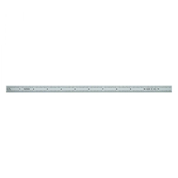 General Tools® - 12" SAE Industrial Precision Flexible Steel Ruler with 5R Graduations