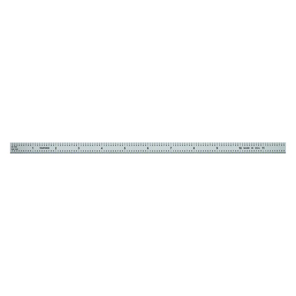 General Tools® - 12" SAE Industrial Precision Flexible Steel Ruler with 5R Graduations