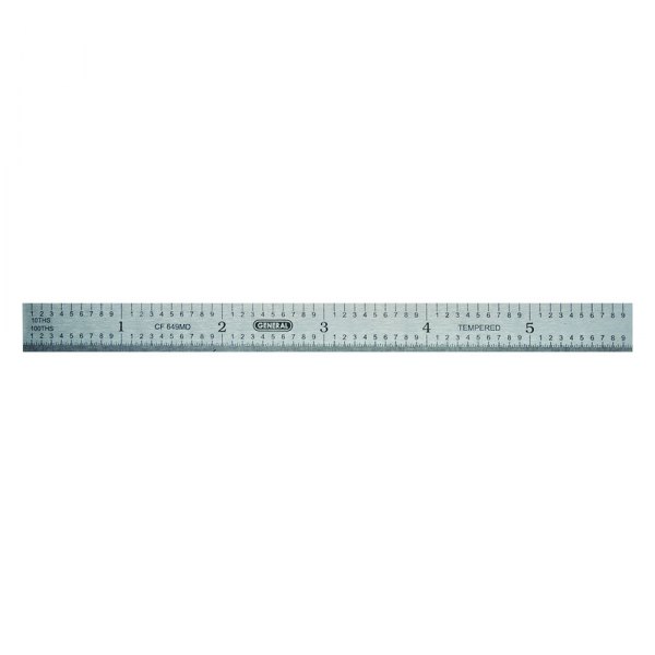 General Tools® - Ultratest™ 6" (150 mm) SAE/Metric Flexible Steel Ruler
