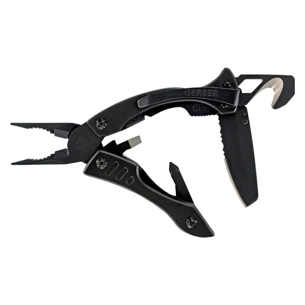 Gerber® - Crucial™ 7-in-1 Black Multi Pliers with Strap Cutter