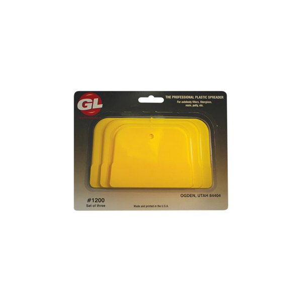 GL Enterprises® - 3-piece 4" to 6" Yellow Plastic Spreader Set