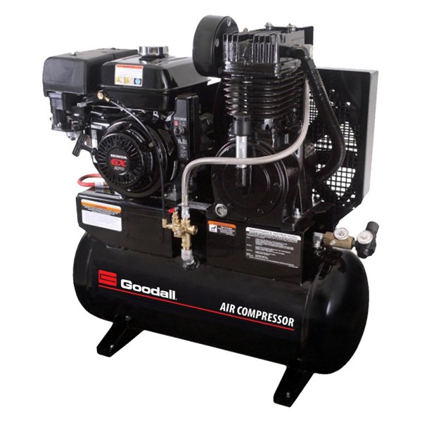 Goodall® - 2-Stage 20 gal Gasoline Engine Horizontal Air Compressor