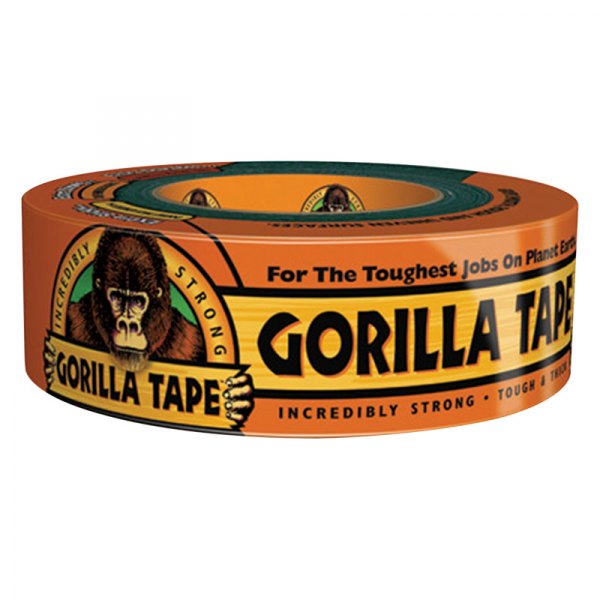 Gorilla® - 105' x 1.88" Black Double-Thick Duct Tape