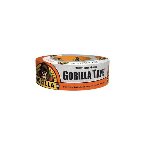 Gorilla® - 90' x 1.88" White Double-Thick Duct Tape