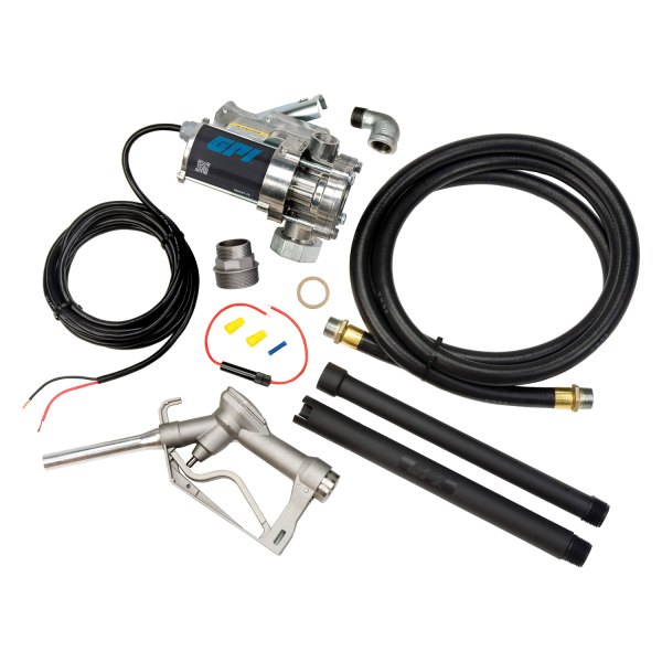 GPI® - EZ8 Series 8 GPM 12 V DC Fuel Transfer Pump with Spin Collar