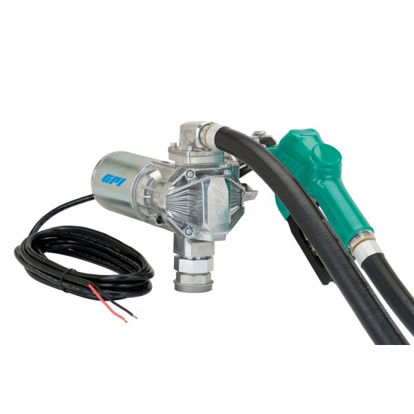 GPI® - 20 GPM 12 V DC Fuel Transfer Pump with Automatic Shut-Off Diesel Nozzle